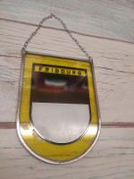 Vintage Wappenschild Fribourg, Glas, zum Aufhängen (407)