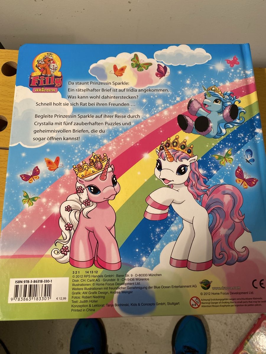 Libri: Filly Unicorn Puzzlebuch, Briefe, Spielfiguren – Usato da Volketswil venduto da Ahot 5
