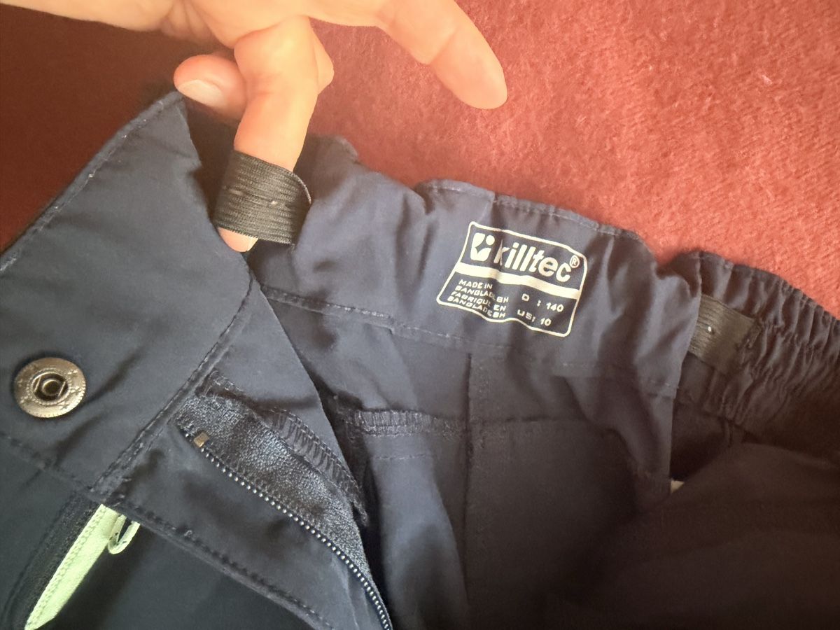 Killtec Hosen: Killtec ZIP off  hiking pants dark grey size 10 – Gebraucht aus Männedorf von iza04 5