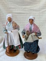 Santons / Provence / Waschfrau & Lavendelfrau / ca 27cm hoch