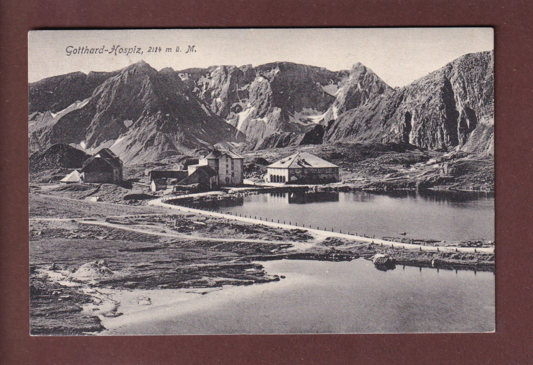 Cartoline postali: GOTTHARD-HOSPIZ - 1908 – Usato da Pully venduto da nicecards