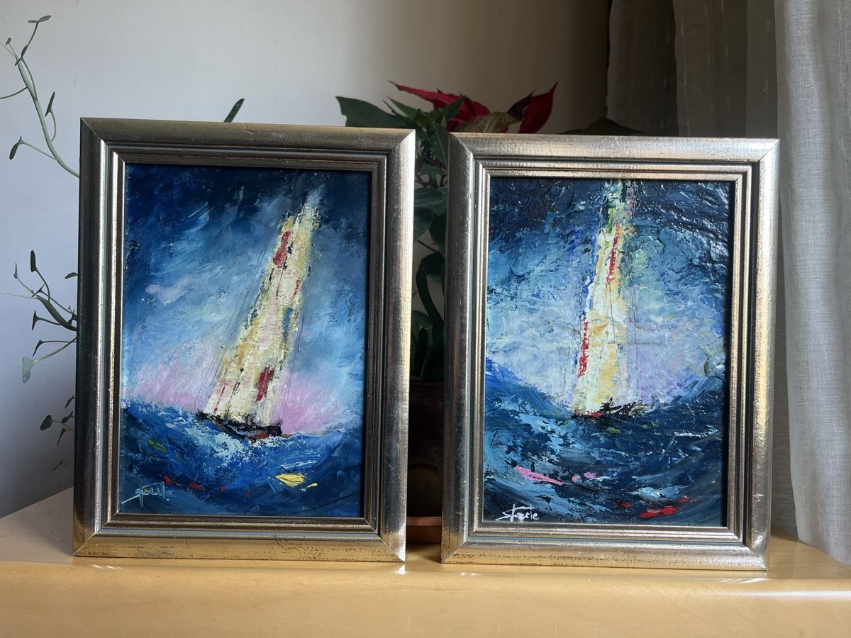 Dipinti: 2 Italienische Gemälde - 13x18cm – Nuovo e nell'imballaggio originale da Basel venduto da mar_rlr9
