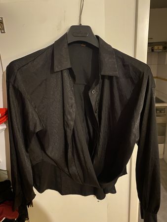 Schwarze Italienische Bluse