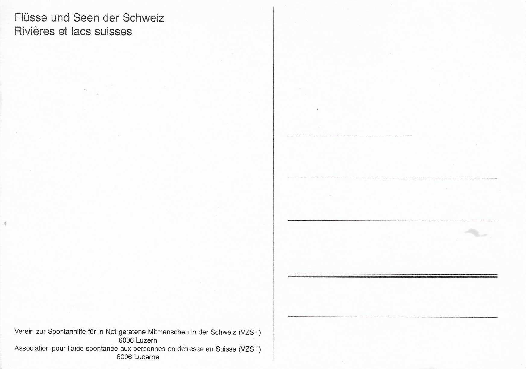 Cartoline postali: Flüsse und Seen der Schweiz – Nuovo (secondo la descrizione) da Rothrist venduto da Stranglehold 1