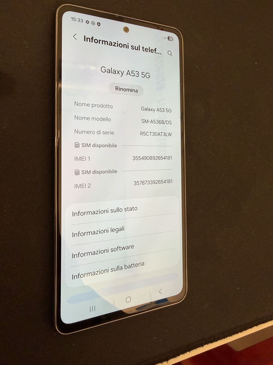 Samsung Telefoni cellulari / Smartphones: Samsung Galaxy A53 5G  – Usato da Lamone venduto da Varna82
