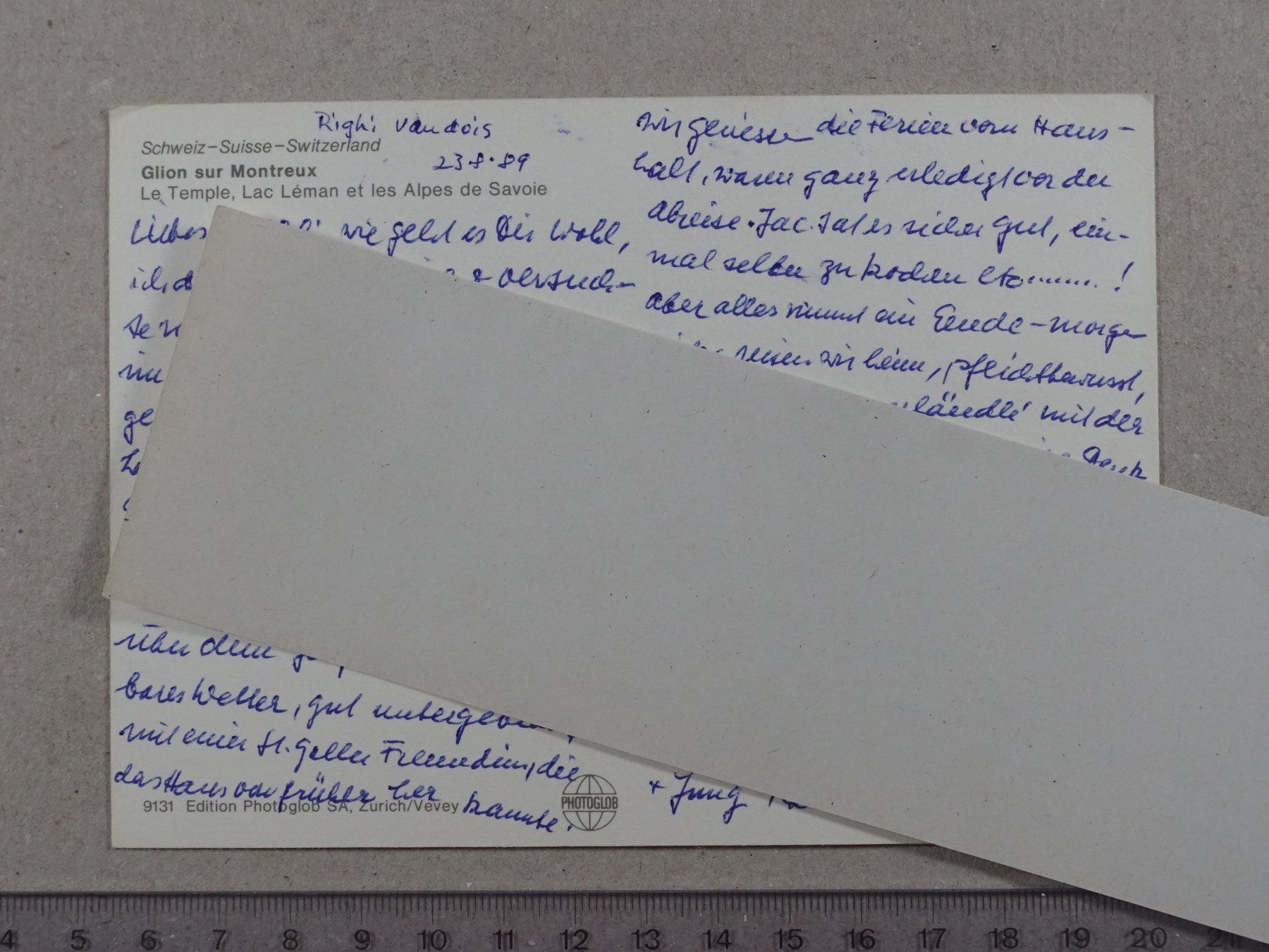 Cartoline postali: Glion sur Montreux – Usato da Lenzburg venduto da fh1 1