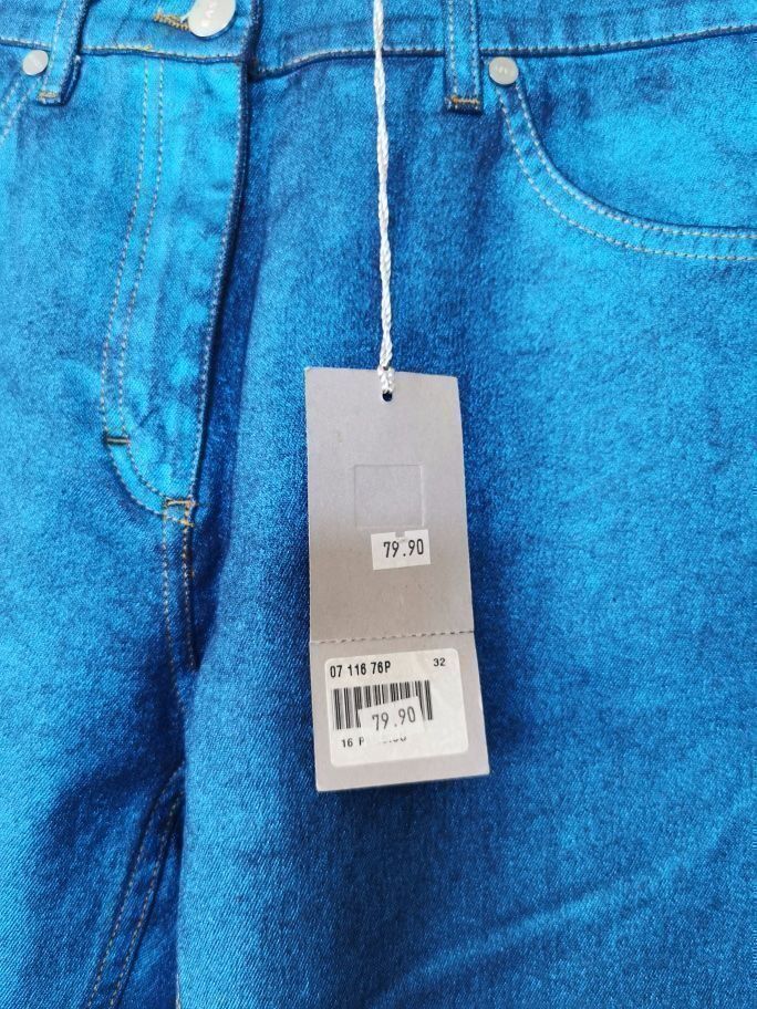 Jeans: Damen Hose Jeans blau glitzernd, Gr. 32 – Neu (gemäss Beschreibung) aus Sirnach von windrad65 2