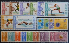 Albanien Lot mit guten Werten und Sätzen ** 1955/65 Lot IX