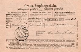 1906 Campo V.M. - Ricevuta gratuita