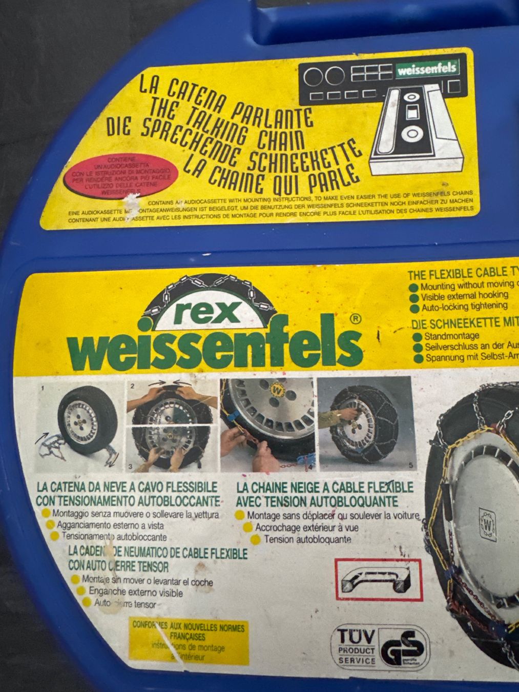 Weissenfels Catene da neve: WEISSENFELS Schneeketten – Usato da Horgen venduto da CS75 2