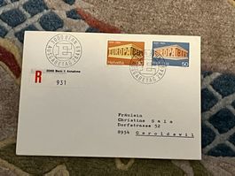 CH FDC  Einschreiben 1969