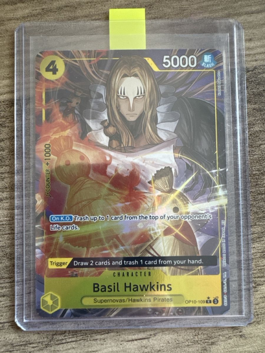 Bandai Sammelbilder & Trading cards: One Piece TCG OP10-109 Basil Hawkins – Neu (gemäss Beschreibung) aus Luzern von kel_k28d