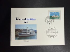 Schweizer Schiffspost Vierwaldstättersee MS Weggis 2001