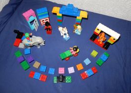 Lego Duplo Zirkus Set, Clown, Princessin, Direktor, Steine