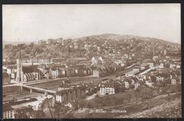 St. Gallen  -  Westseite  Bahnhof   AMBULANT 1916