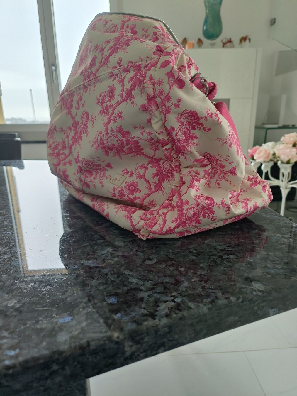 Oilily Borse da donna: Oilily Tasche  rosa/weiss Blümchen – Nuovo (secondo la descrizione) da Biel/Bienne venduto da No62 9