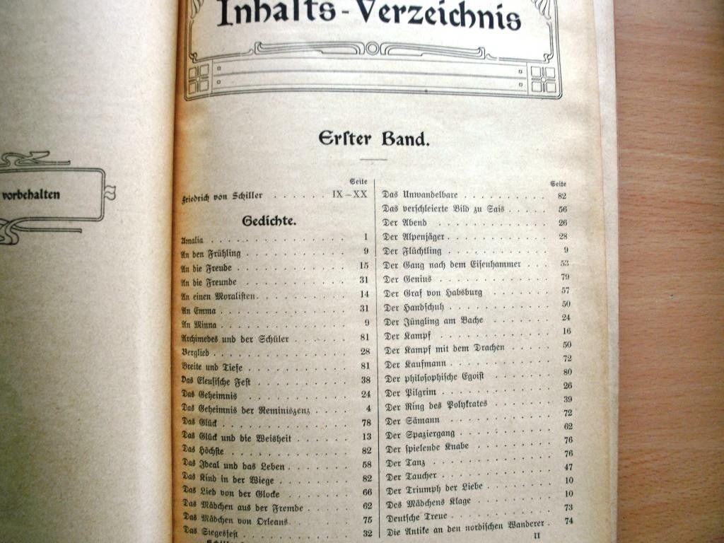 Libri: Schillers Werke – Usato da Grenchen venduto da Kogi7 4