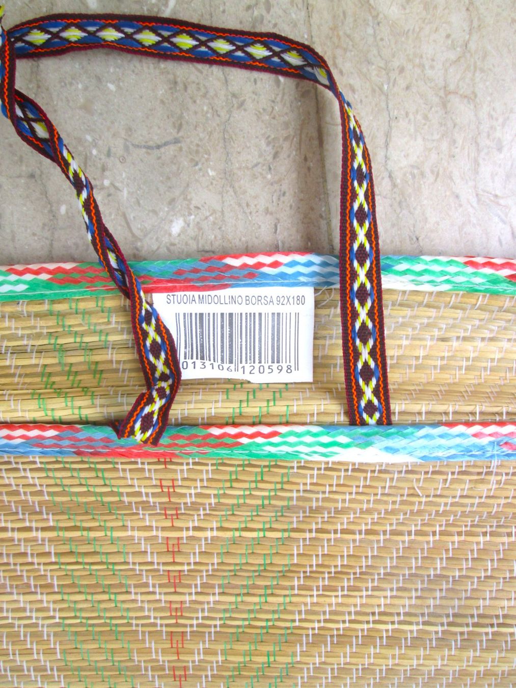 Bodenmatten: Strandmatte aus Rattan – Gebraucht aus Sementina von babucia 1