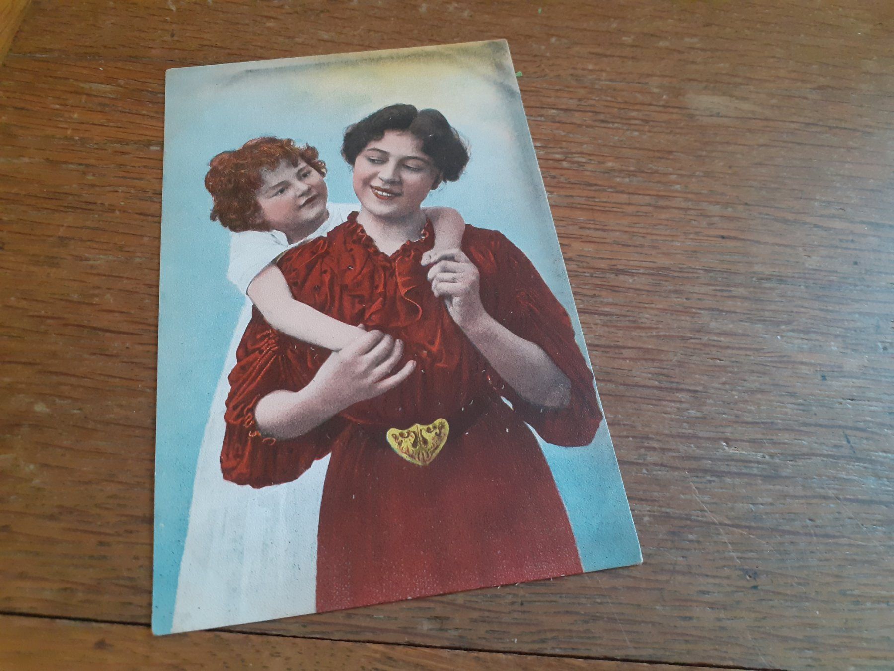 Cartoline postali: KITSCH - MUTTER mit TOCHTER – Usato da Winterthur venduto da Ornyx7