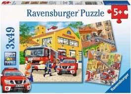 Ravensburger Puzzle  - Feuerwehr 3 x 49 Teile  (neu/OVP)