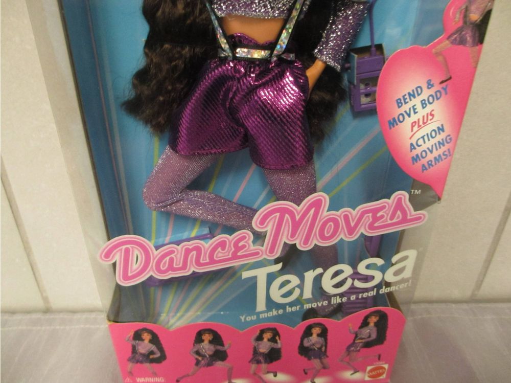 1994 Mattel Dance Moves Barbie Teresa Puppe Brünett Tänzerin | Kaufen ...