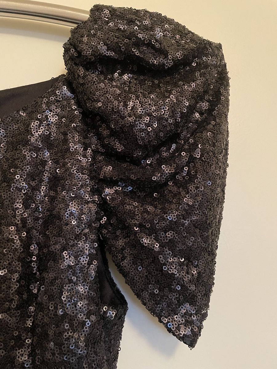 Vestiti: Robe noire à paillettes AX Paris, taille S – Nuovo (secondo la descrizione) da Vuadens venduto da Nina11 3