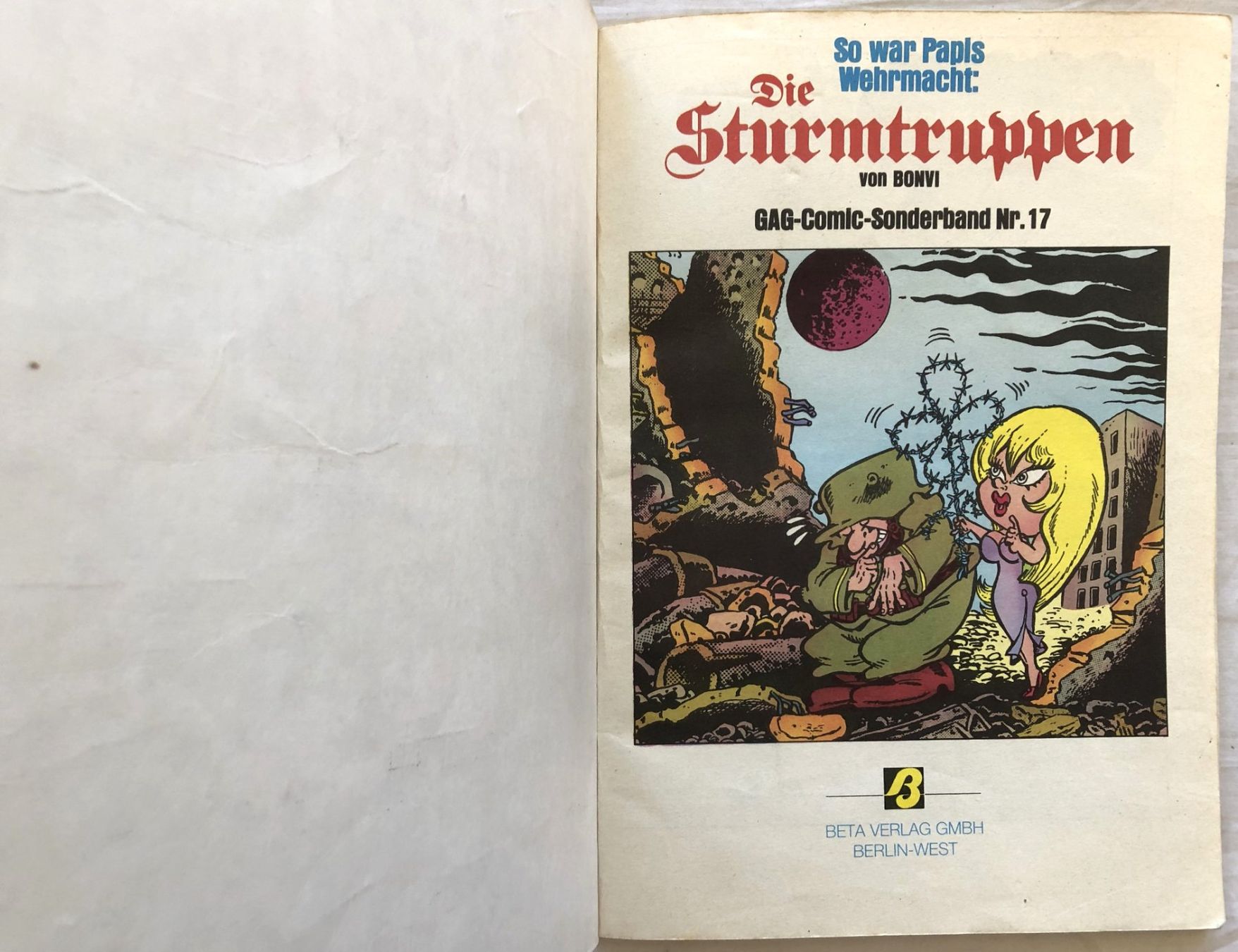 Fumetti: Die Sturmtruppen - Nr.17 - 1.Auflage – Usato da Schaffhausen venduto da durruti 1