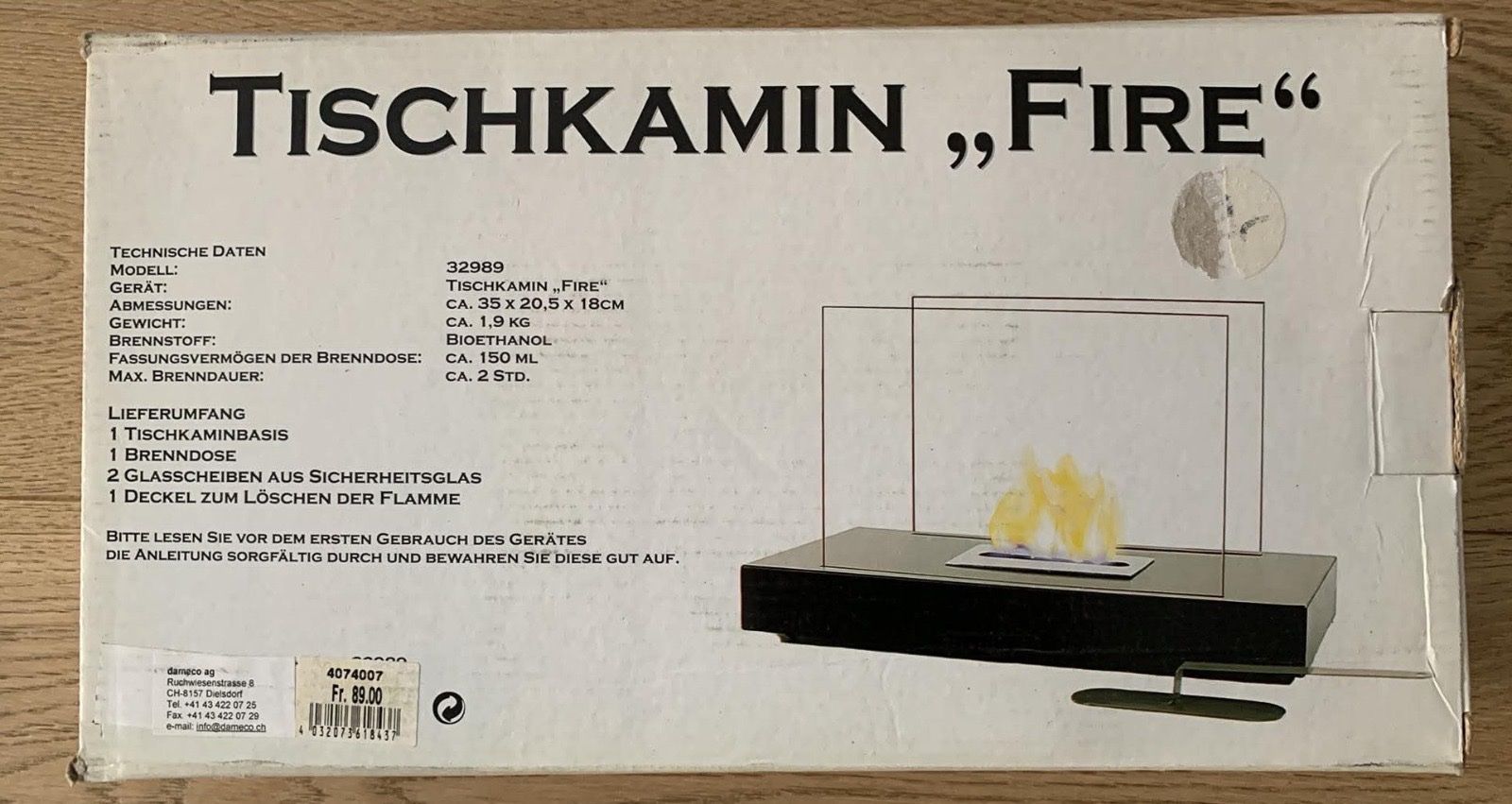 Camini: Tischkamin – Nuovo e nell'imballaggio originale da Forch venduto da Laura-96 2