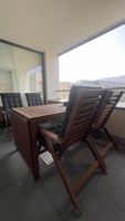 Wooden Garden Table and Chairs Set good condition