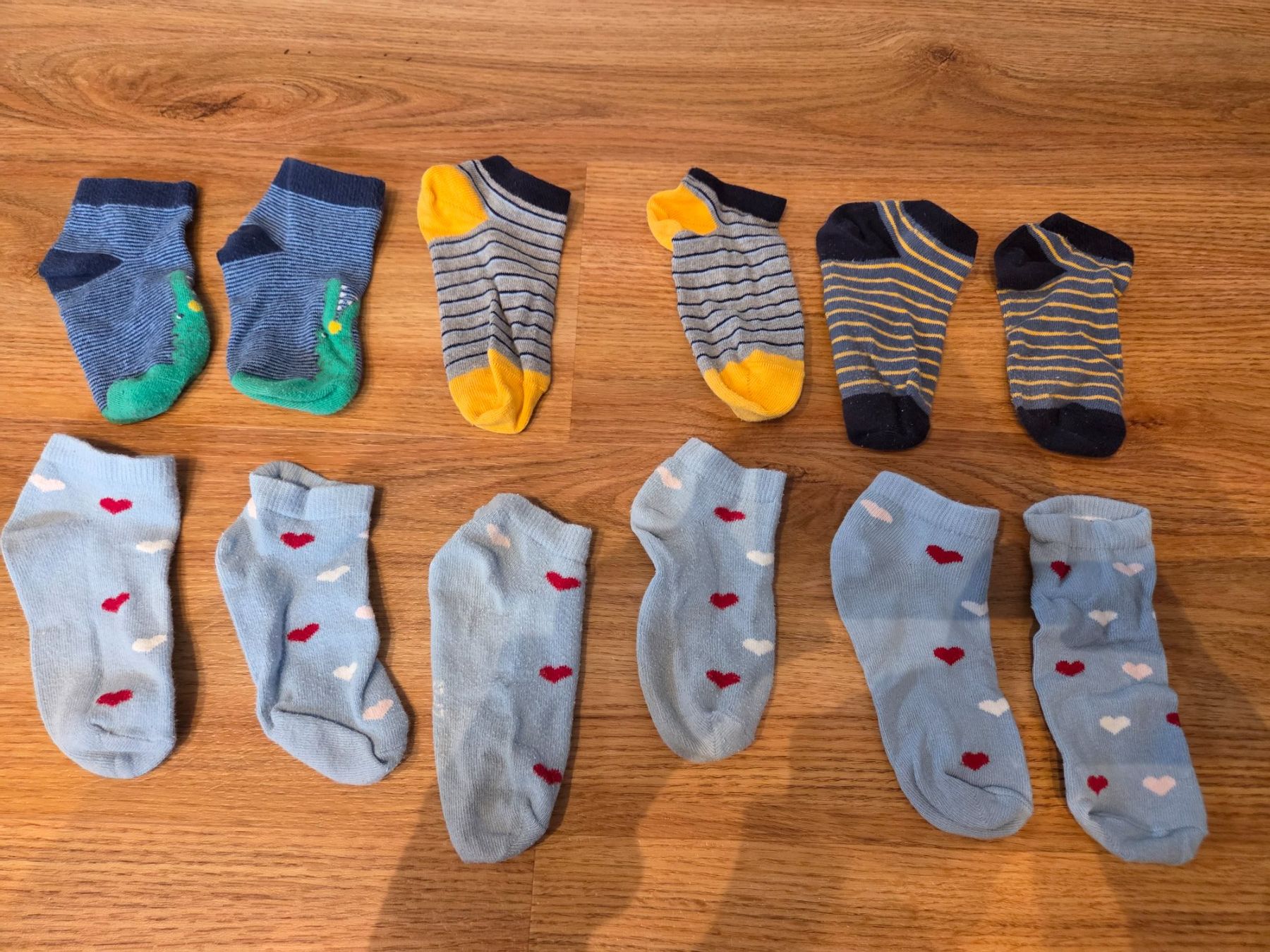 Socken für Kinder: Sneaker Socken Gr. 29 - 31, 6 Paare – Gebraucht aus Heinrichswil von frankie19860