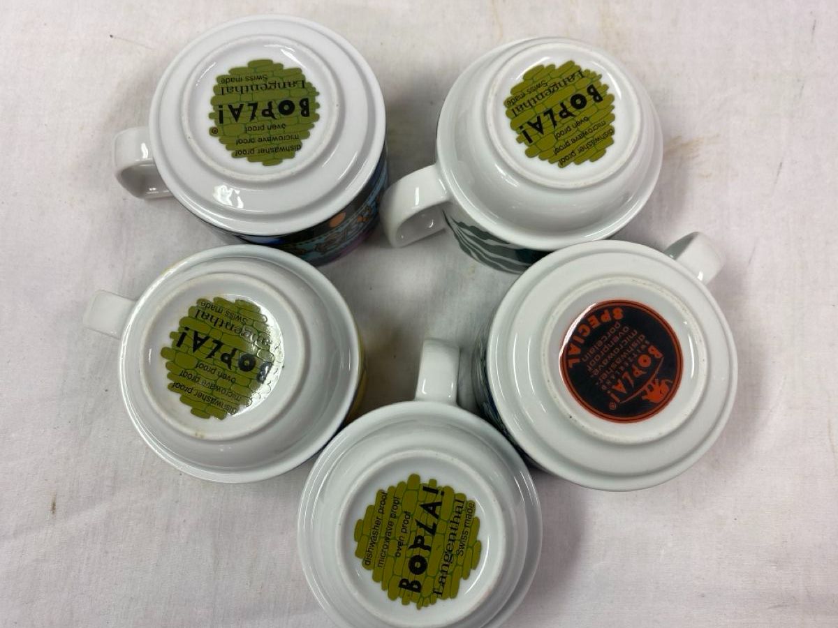 Bopla Set di piatti: 5.Coole Bopla Kaffeetassen mit Teller Design ! – Usato da sursee venduto da trilli-tralli 8
