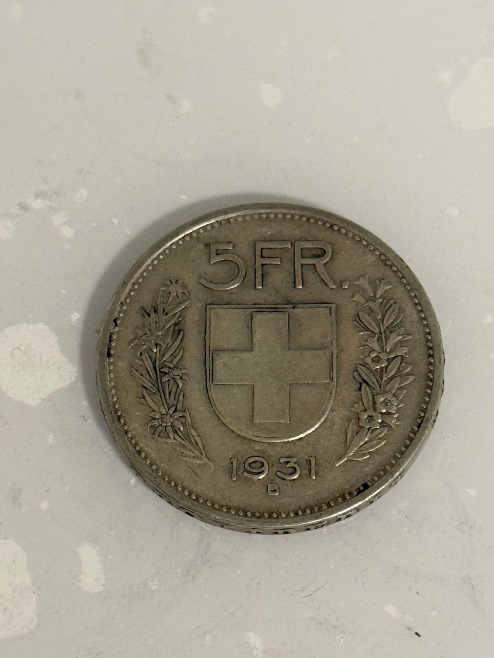 Toutes les monnaies: 5 Franken 1931  Silber – D'occasion à Wallisellen par SWISS_SILVER1