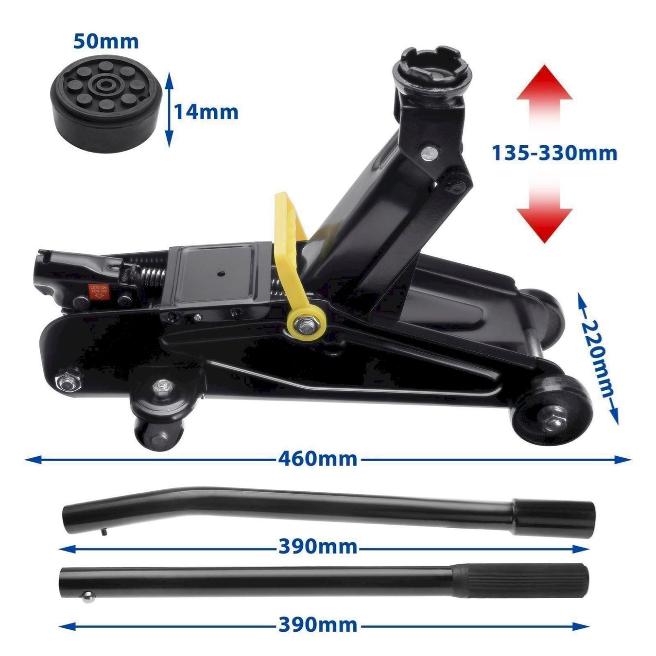 Tutti gli attrezzi: Deuba Hydraulischer Wagenheber 2t – Nuovo e nell'imballaggio originale da Bottighofen venduto da zaap 8