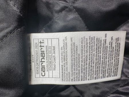 Veste Carhartt Wool Coach d'hiver, Taille M, Impec!