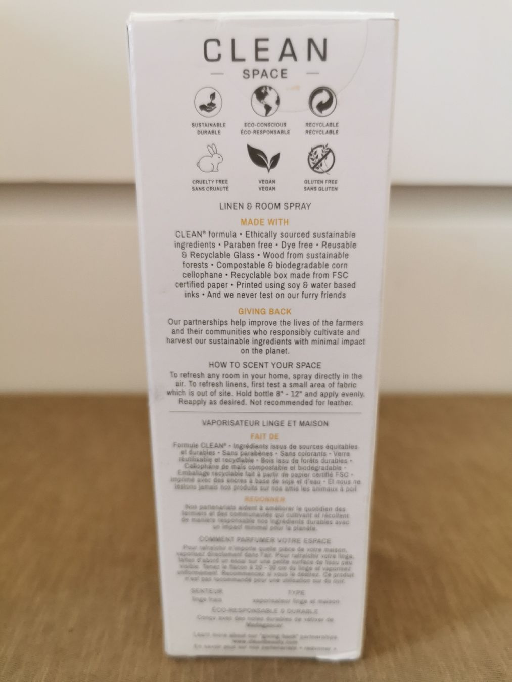 Clean Profumi & Eau de Toilette: Clean Space scent fresh linens  – Nuovo e nell'imballaggio originale da Schlieren venduto da vlalif 4