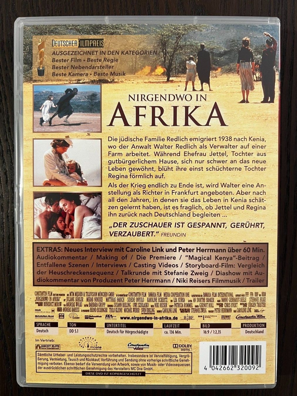 Spielfilme: Nirgendwo in Afrika – Gebraucht aus Zürich von  1