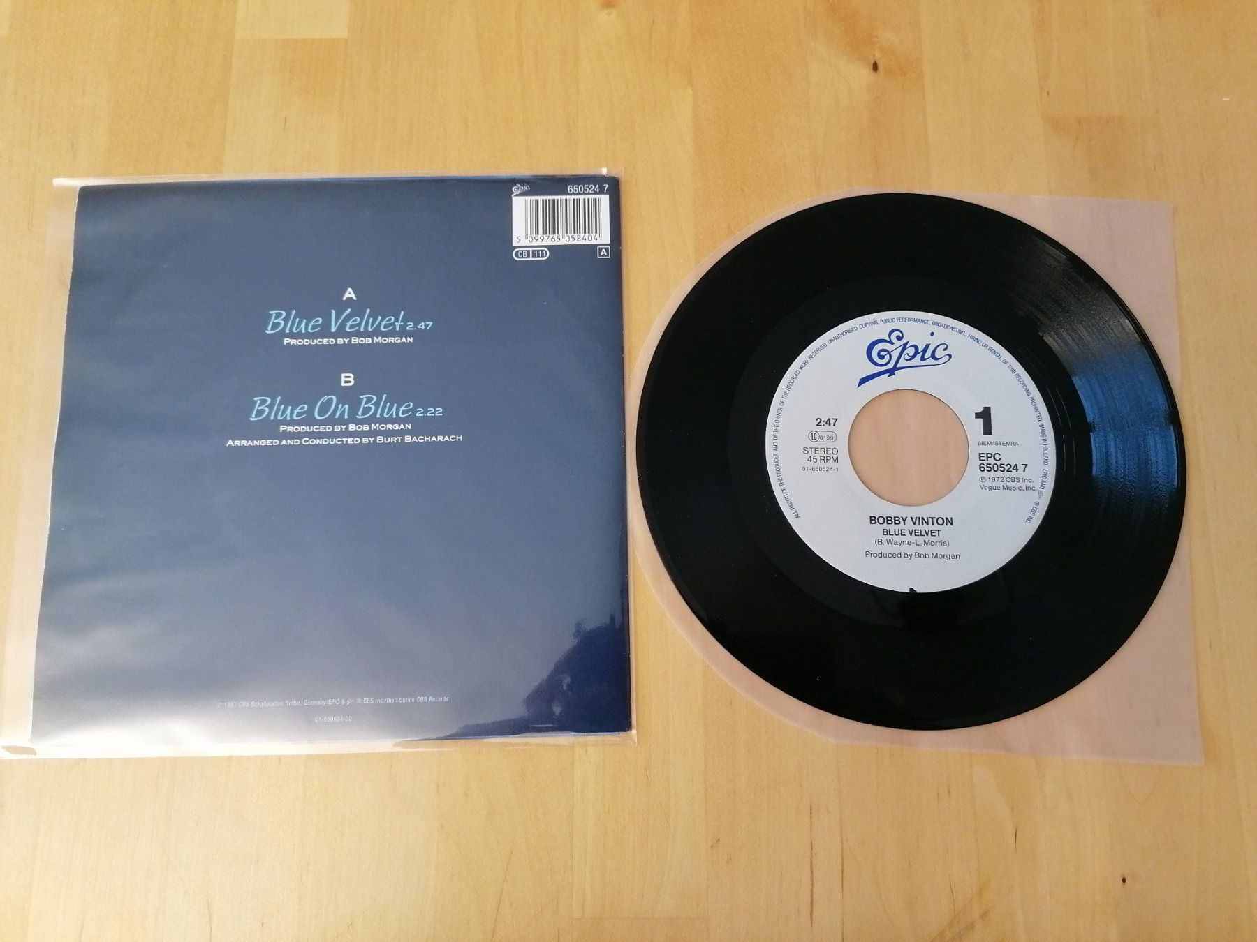 Schallplatten: Bobby Vinton – Blue Velvet – Gebraucht aus Emmenbrücke von lamorak 1