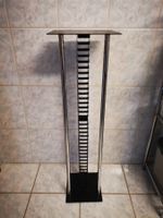 Support CD/DVD design chrome et noir - rack