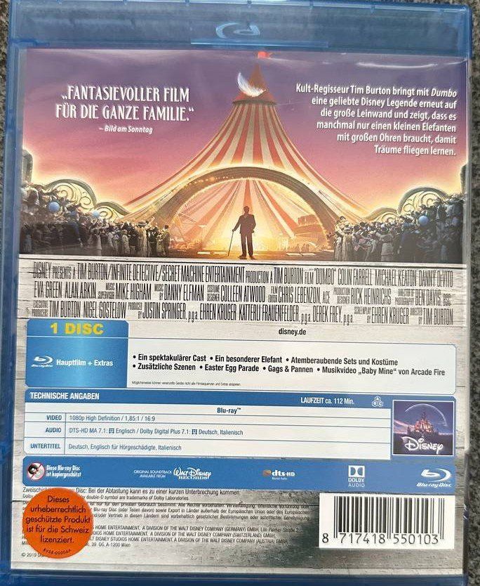 Tutti i DVDs: 2x Disney Dumbo Blu-ray Top Zustand – Usato da Beringen venduto da Mantafisch1 4