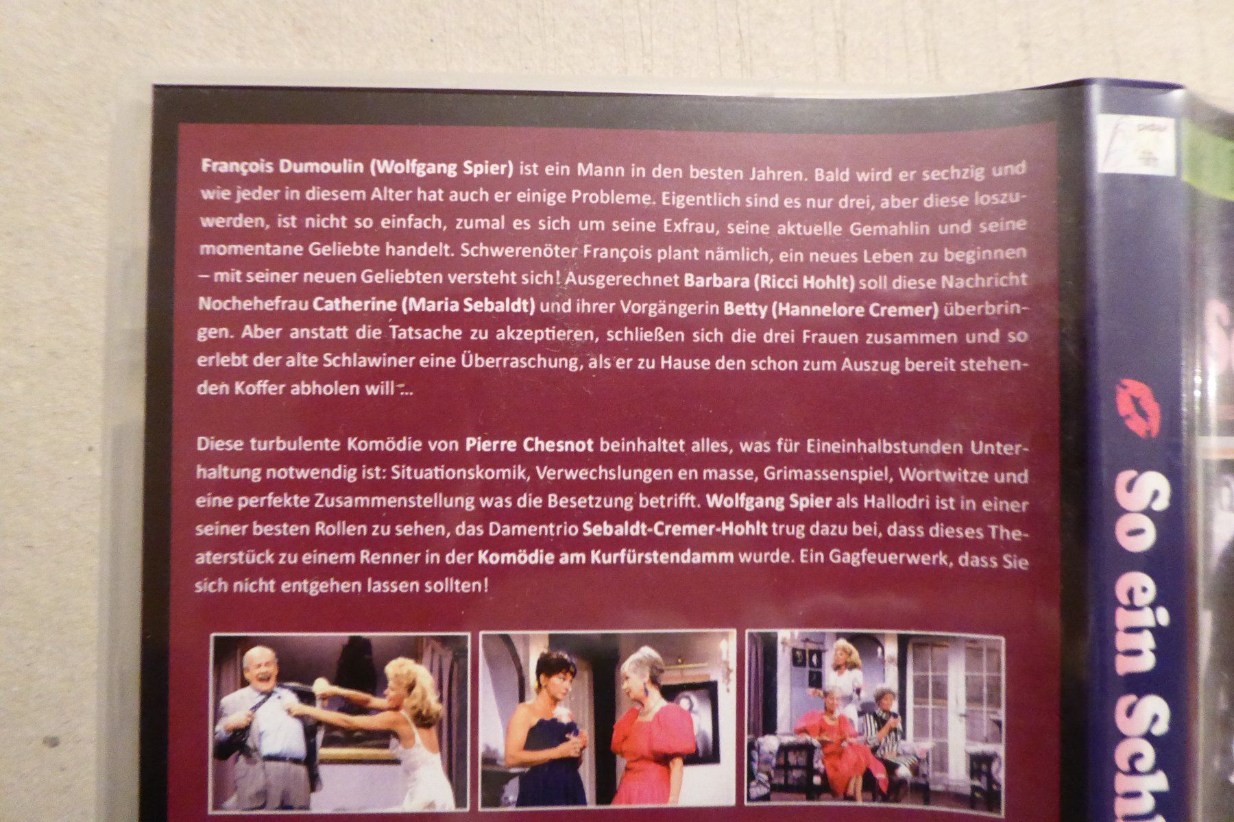 Alle DVDs: DVD So ein Schlawiner Pidax Theater Klassiker – Gebraucht aus Allschwil von Summelsarium 1