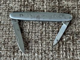 Altes Uhrenmesser OLD ENGLAND LA CHAUX-DE-FONDS 1950er RAR