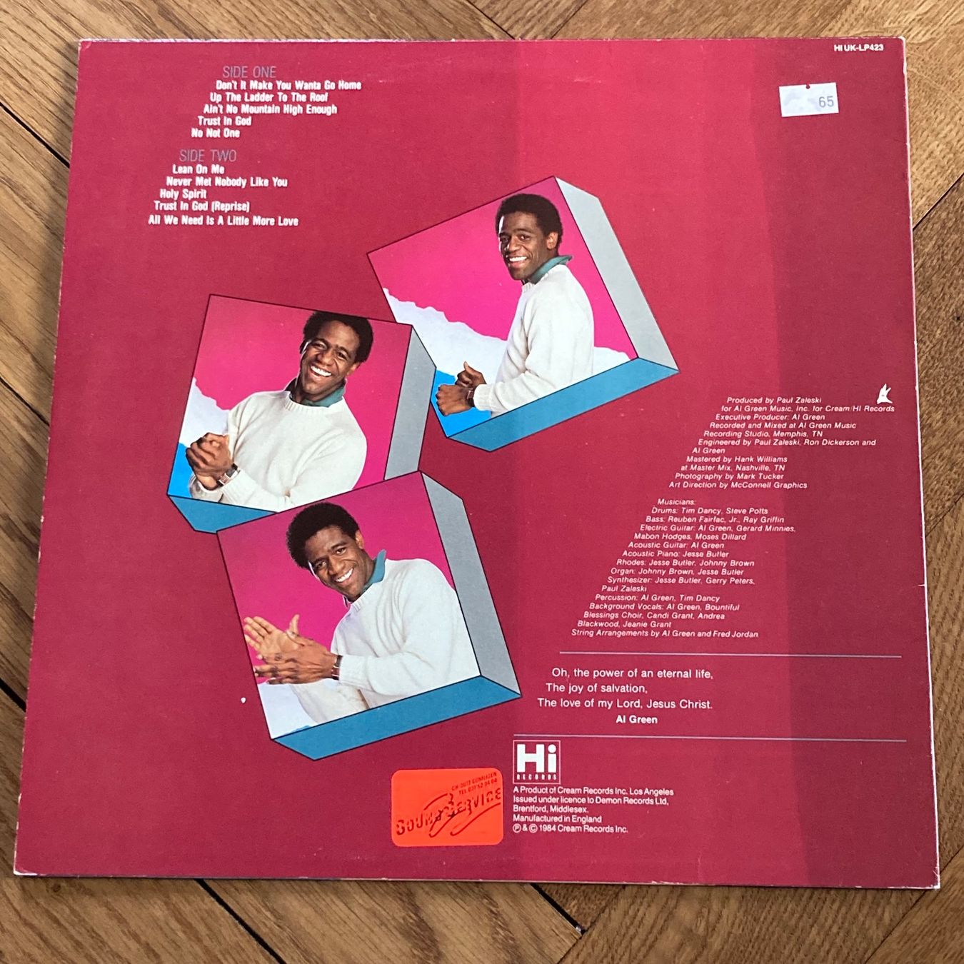 Dischi in vinile: Al Green - Trust In God, LP – Usato da Bern venduto da Ntsamina 1