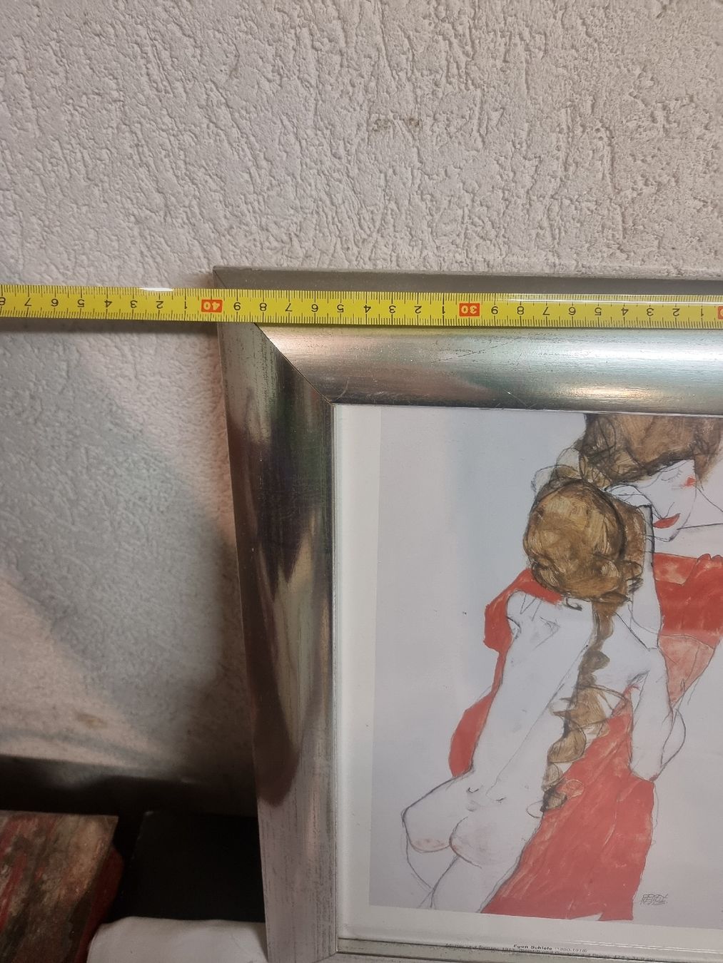 Grafica & Litografie: Egon Schiele Mutter und Tochter, 1913, gerahmtes Bild – Usato da Zürich venduto da Budget-Brocki 5