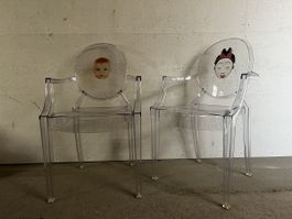 2 x Kartell Louis IV Philippe Starck Limited Edition