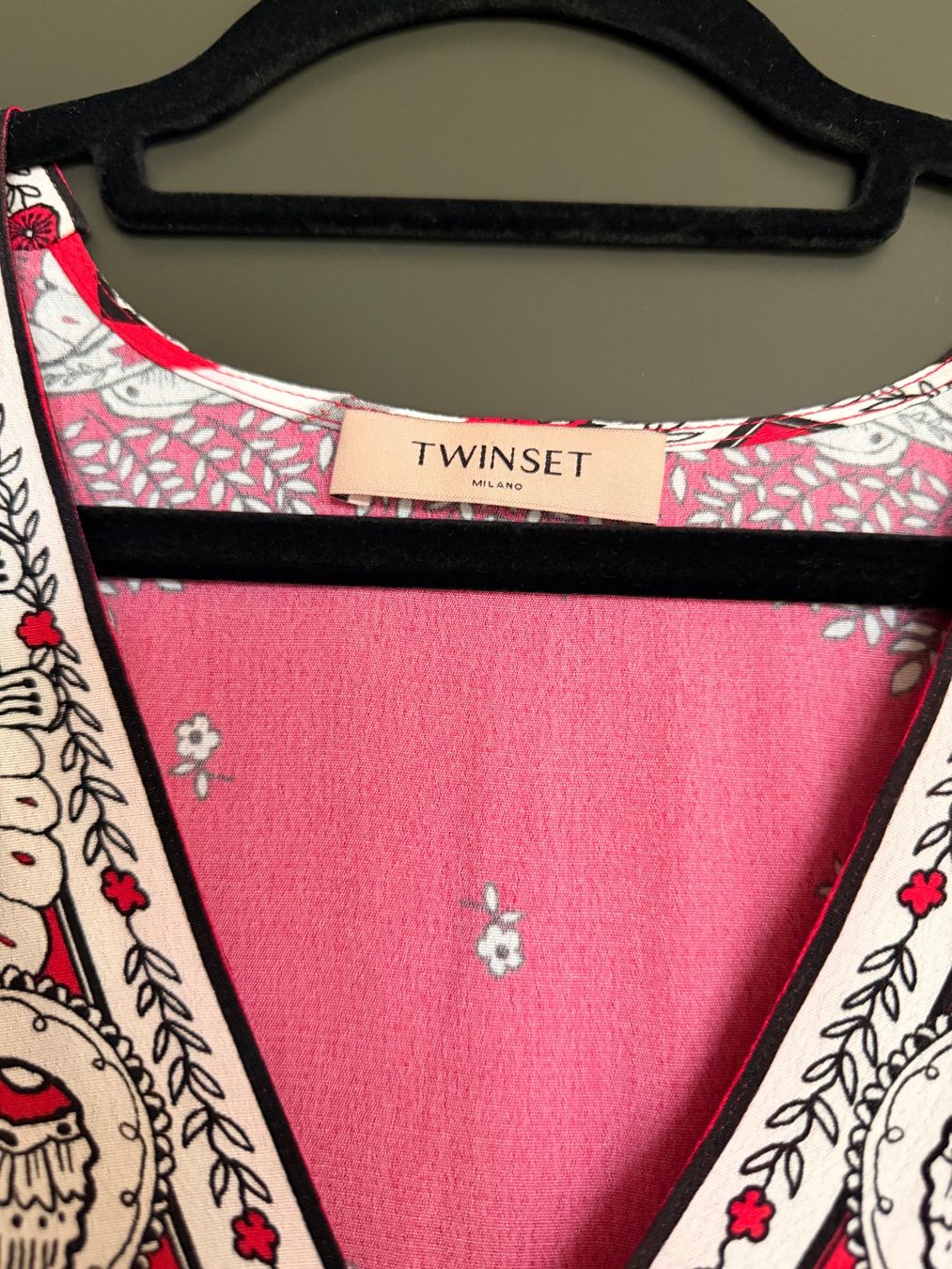 Twinset Vestiti: Robe rouge Twin-set à motifs originaux – Nuovo (secondo la descrizione) da Glion venduto da CASU66 3