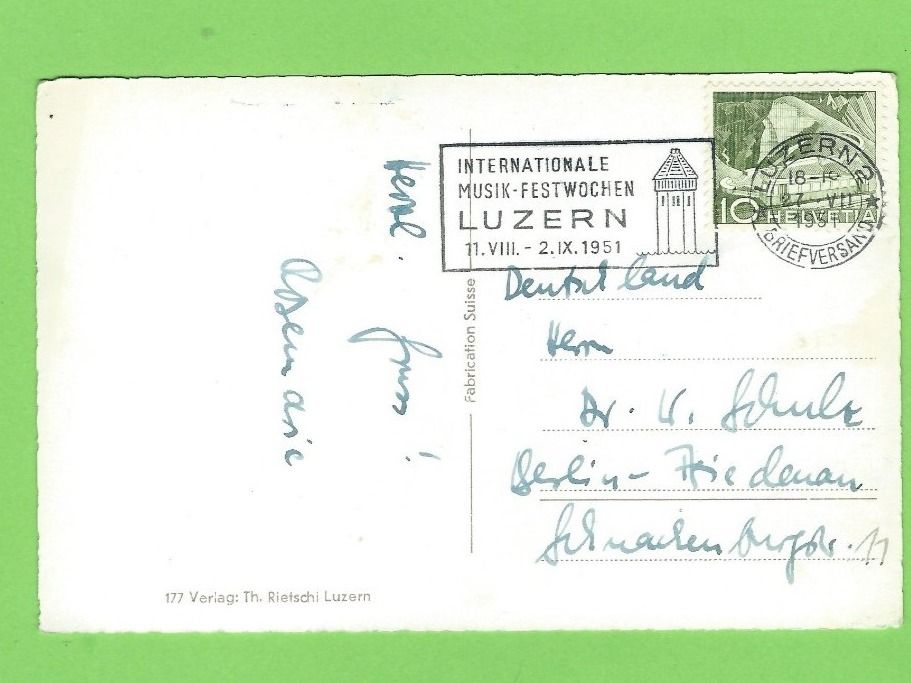Cartoline postali: Luzern mit Rigi – Usato da Zürich venduto da t24_de 1