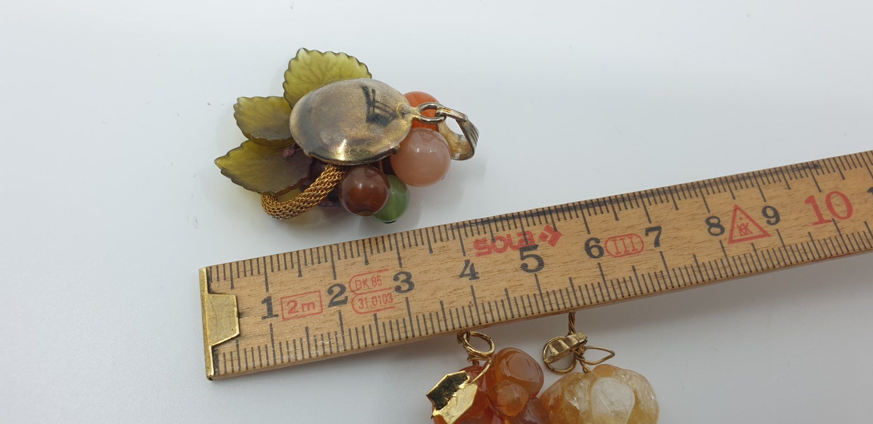 Sonstiger Schmuck: Vintage Schmuck mit Steinen u. oder Glas, Brosche & Anhänger – Gebraucht aus Emmen von magelan 4