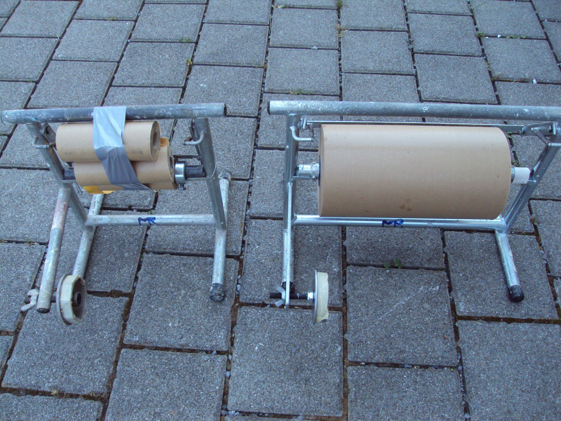 Tutti gli attrezzi: Abdeckapparate mit Papier - 2 Stück (15cm und 30cm) – Usato da Kaltbrunn venduto da hotspot74