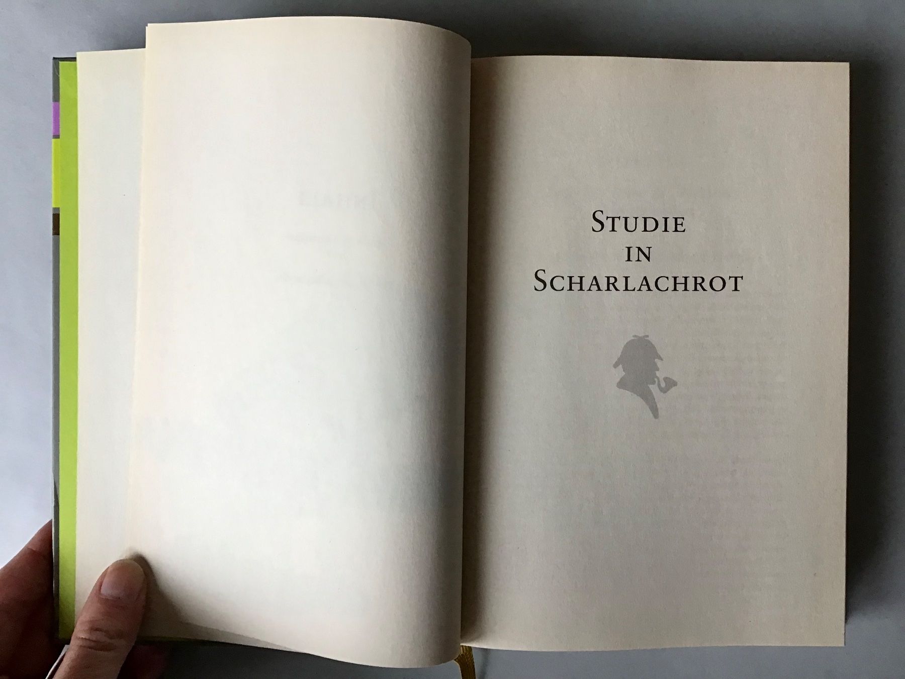 Libri: Der Hund von Baskerville / Studie in Scharlachrot – Nuovo (secondo la descrizione) da Bubendorf venduto da Alpenheidi 4