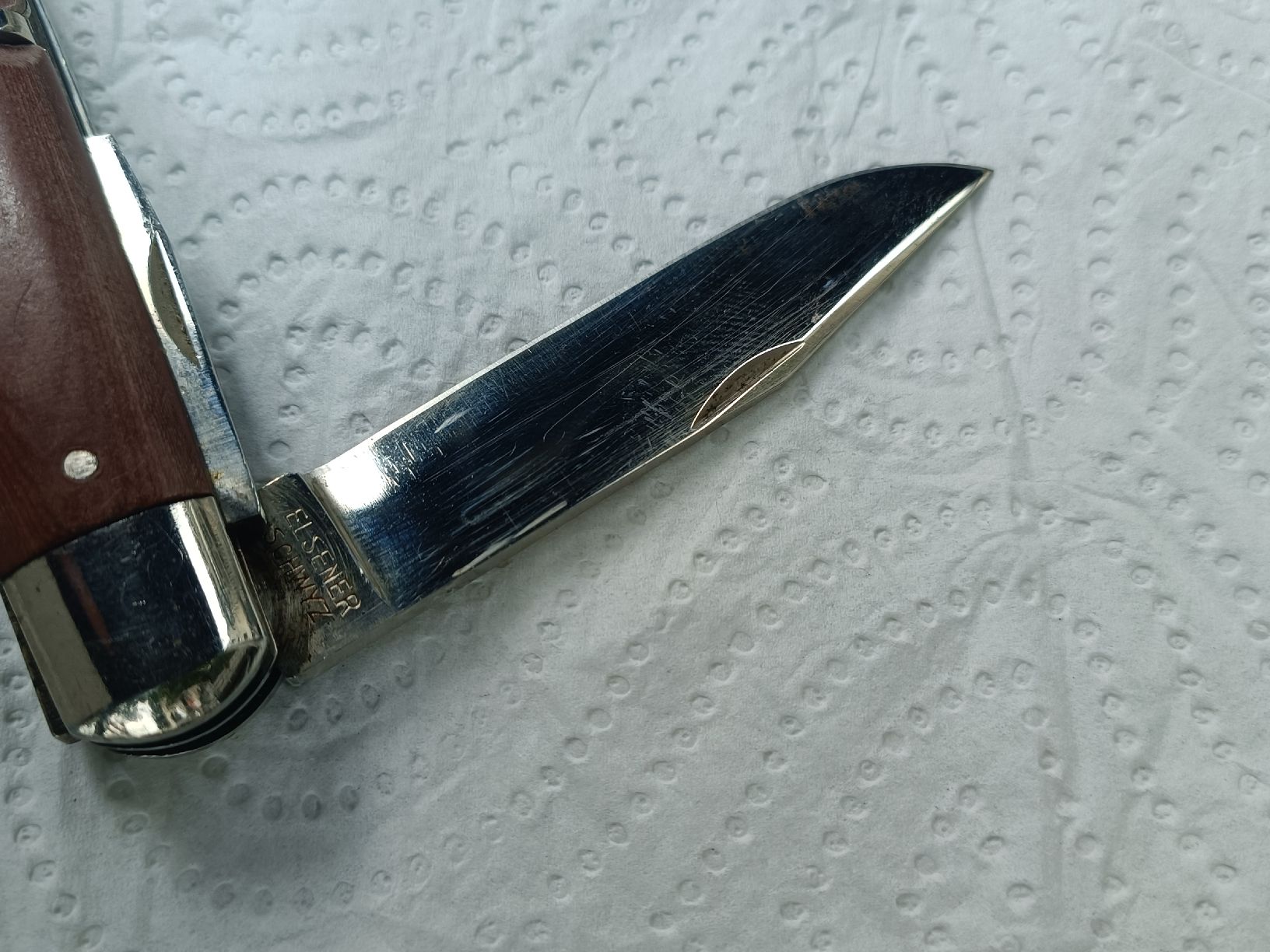 Schweizer Armee Coltelli tascabile: Sackmesser Elsener Schwyz 1950 P – Usato da Brugg AG venduto da Ente015 2